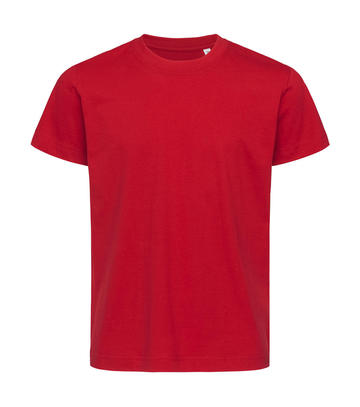 Jamie Crew Neck Organic - PER - Pepper Red