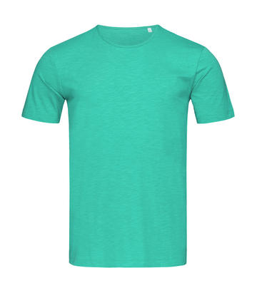 Shawn Slub Stars Men - BAH - Bahama Green