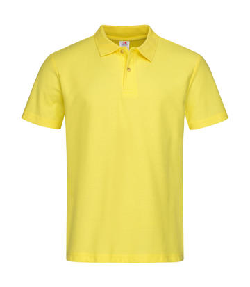 Piquet Men manica corta - YEL - Yellow