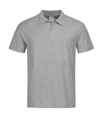 Piquet Men manica corta - GYH - Grey Heather