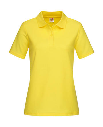 Polo piquè donna manica corta - YEL - Yellow