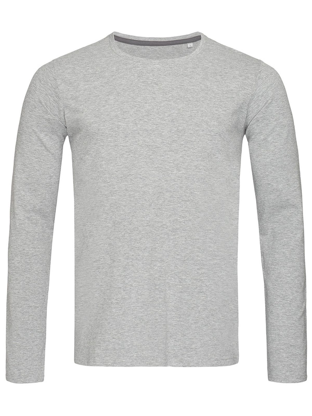 Stretch Long Sleeve - GYH - Grey heather