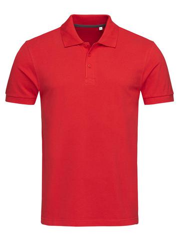 Star Hugo polo piquè manica corta - CSR - Crimson Red