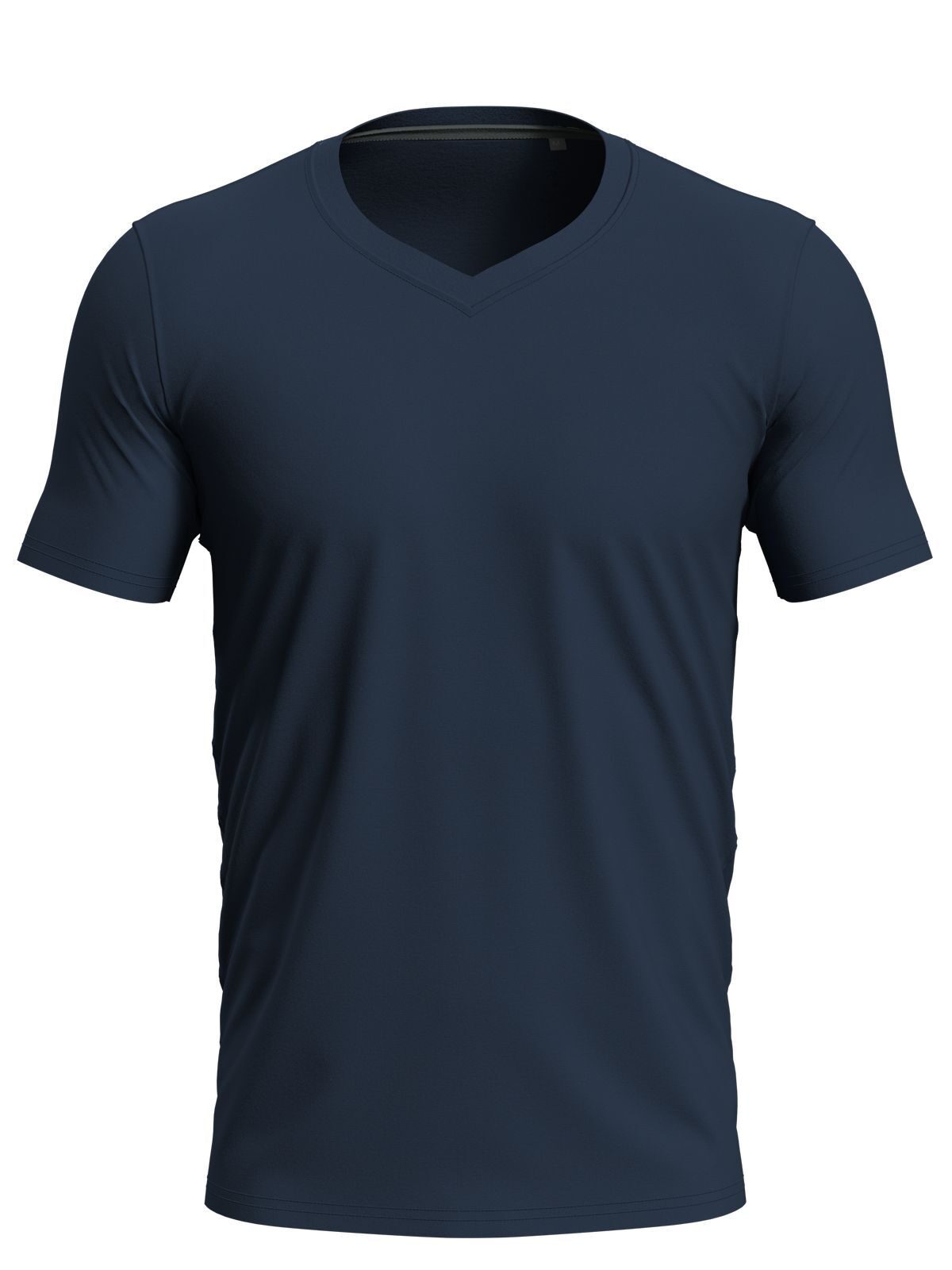Stretch-T V-Neck - BLM - Blue Midnight