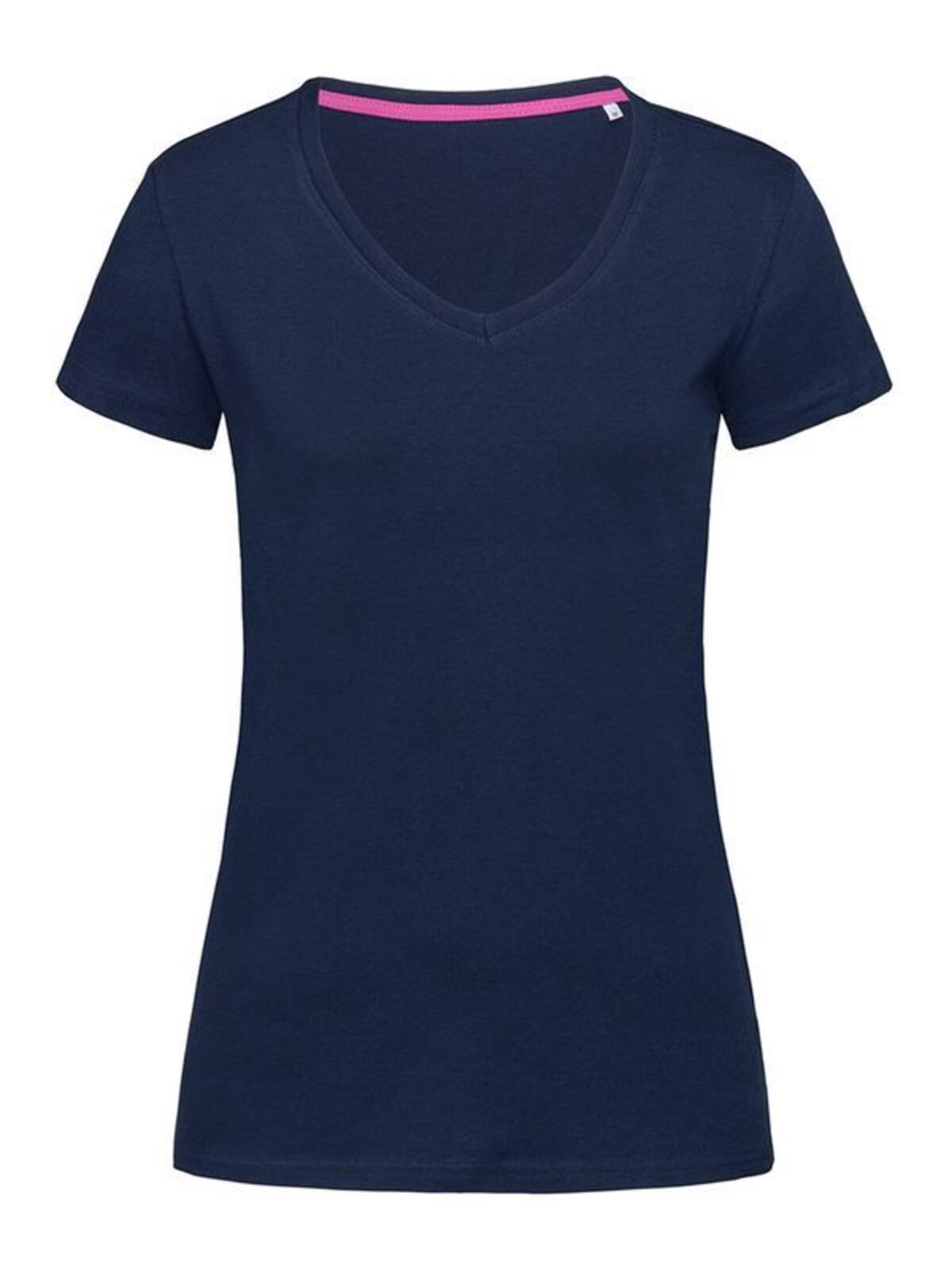 Stretch-T V-Neck Women - BLM - Blue Midnight