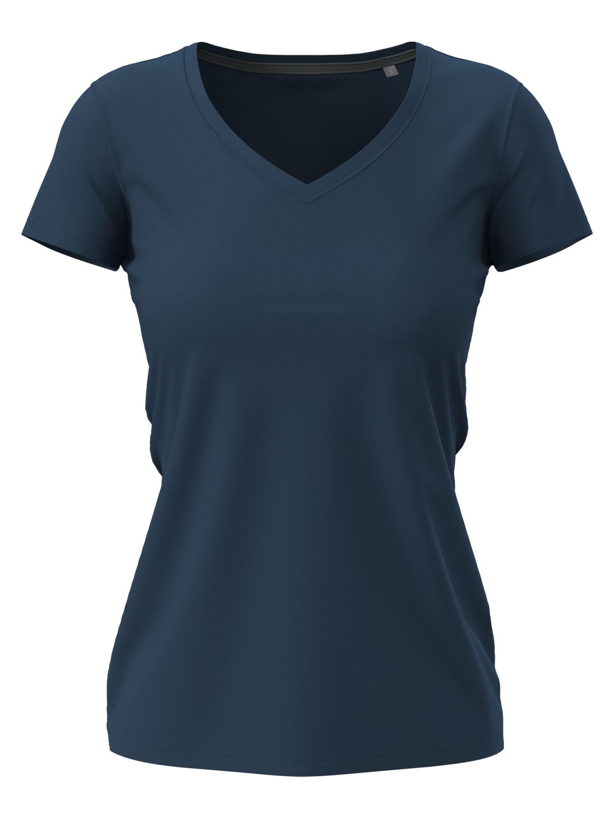 Stretch-T V-Neck Women - NAV - Navy Blue