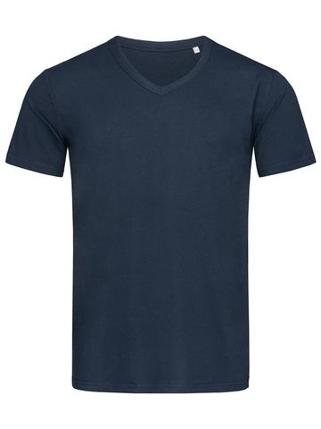 T-Shirt Ben V Neck - MAB - Marina Blue