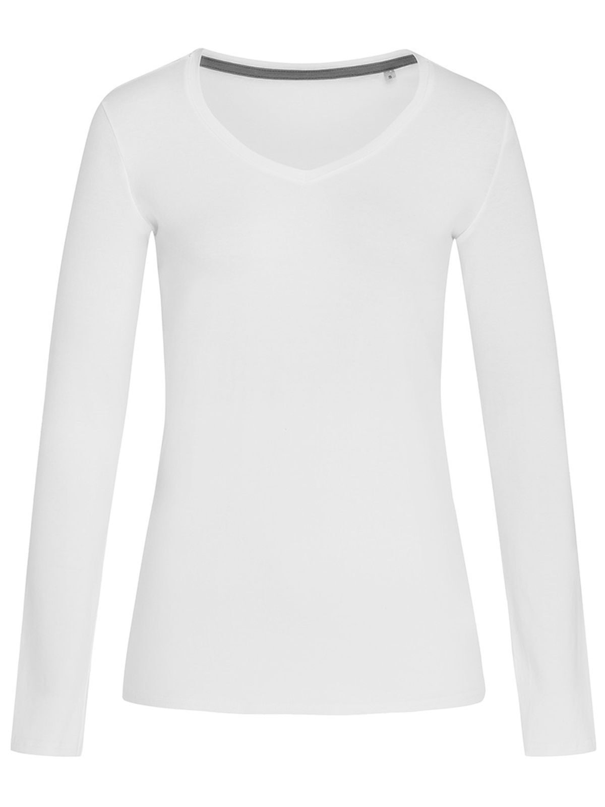 Stretch Long Sleeve Women - WHI - White LC