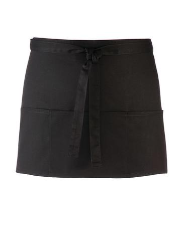Colours Collection' Three Pocket Apron - BLAC - black