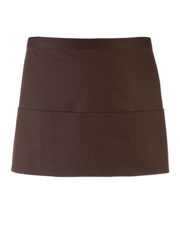 Colours Collection' Three Pocket Apron - BROW - brown