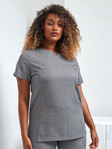 Viola Linen Look Cut Neck Beauty Tunic