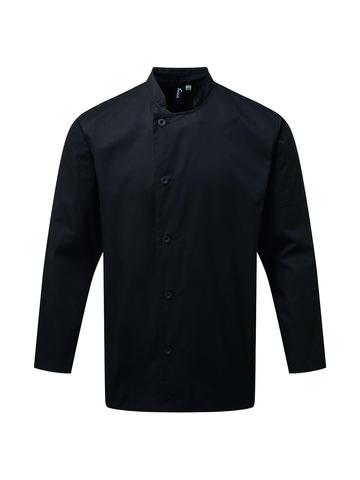 Essential' Long Sleeve Chef's Jacket - BLAC - black