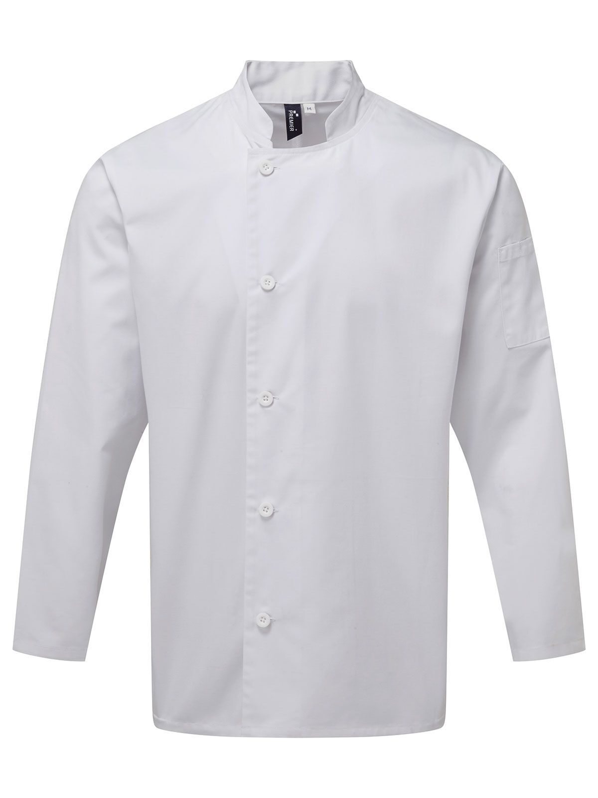 Essential Long Sleeve Chef´s Jacket - WHIT - white