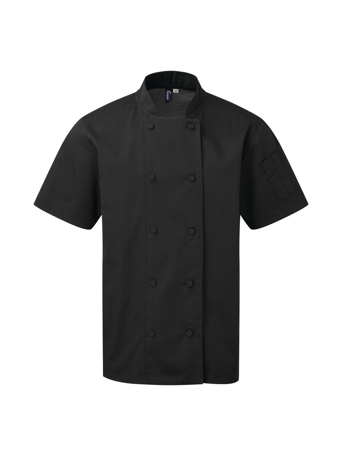 Chef's Coolchecker® Short Sleeve Jacket - black