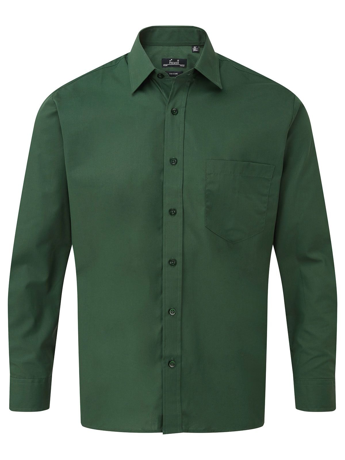 Men´s Poplin Long Sleeve Shirt - BOTT - bottle