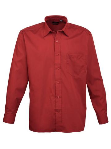 Formal Shirt Long Sleeve - BURG - burgundy