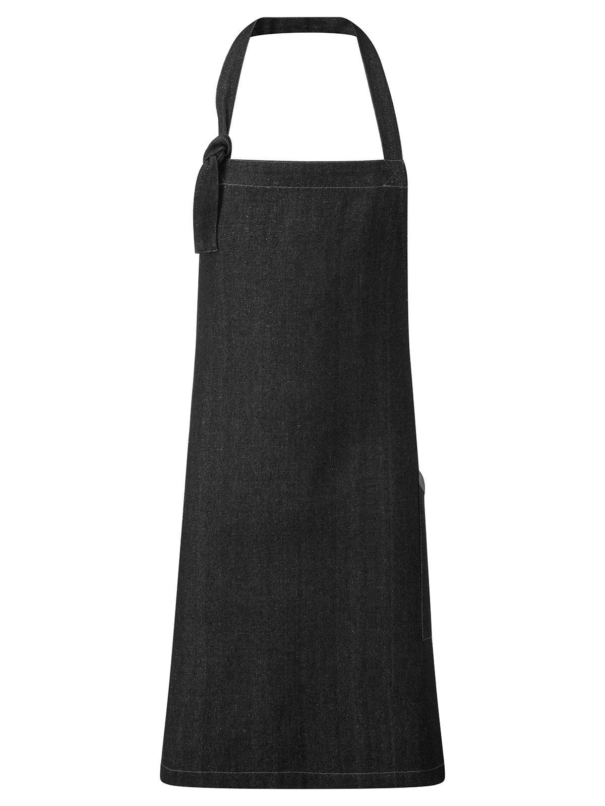 'Regenerate' Sustainable Bib Apron - Black Denim