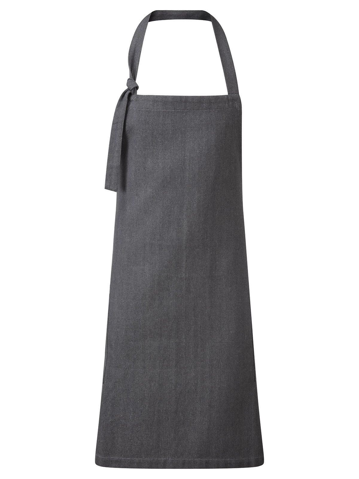 'Regenerate' Sustainable Bib Apron - GDEN - Grey Denim
