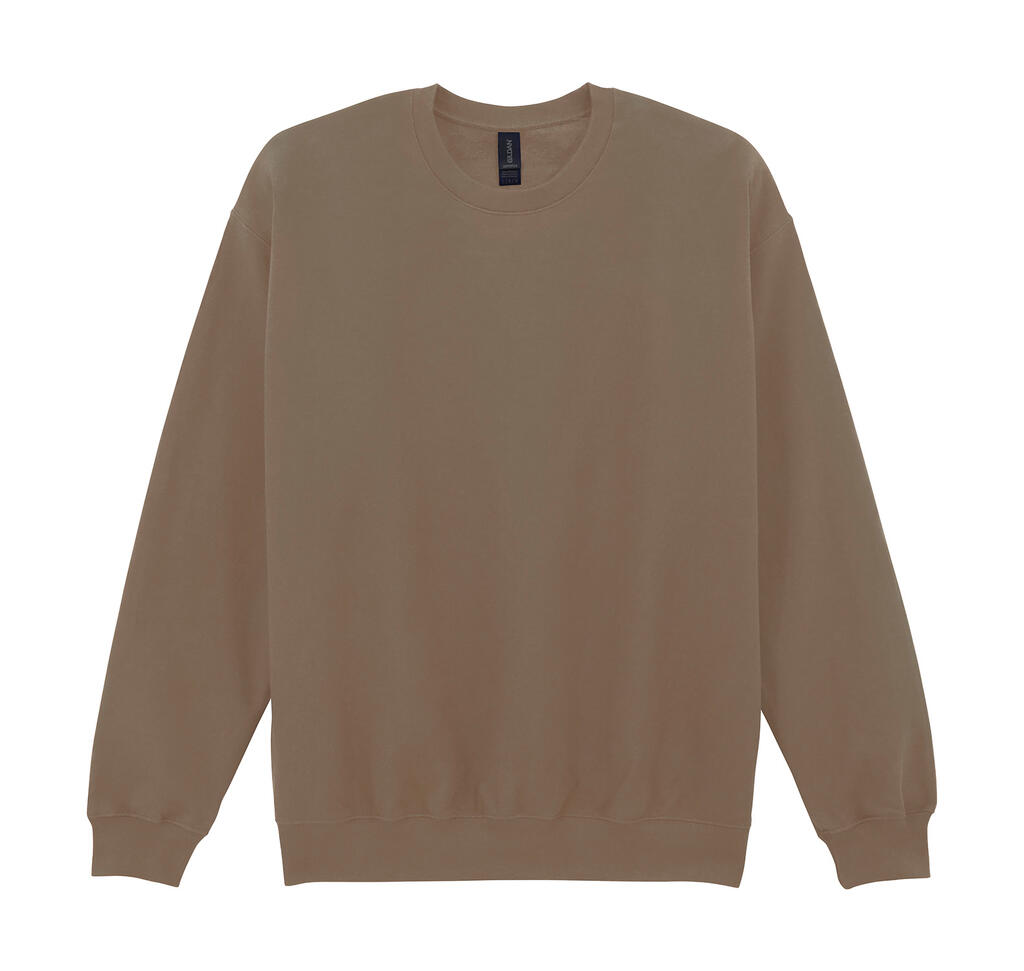 Softstyle® Midweight Fleece Adult Crewneck Sweatshirt - Brown Savana