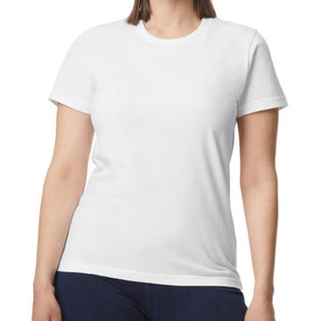 T-shirt da donna di peso medio Softstyle - 030 - WHITE