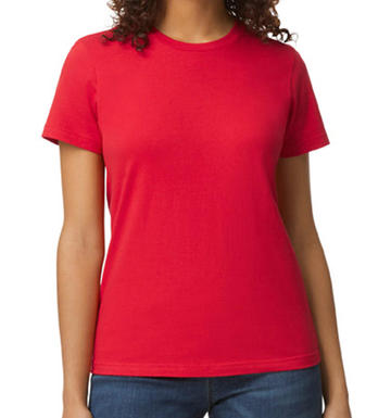 T-shirt da donna di peso medio Softstyle - 040 - RED