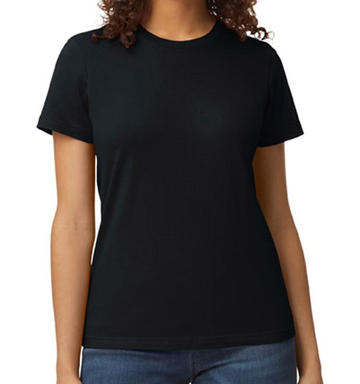 T-shirt da donna di peso medio Softstyle - 119 - PITCH BLACK