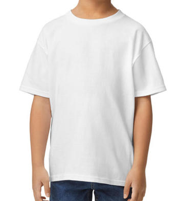 T-shirt per ragazzi di peso medio Softstyle  - 030 - WHITE