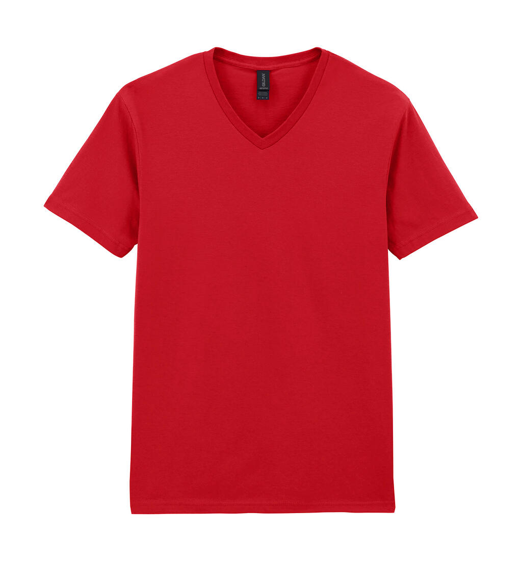 Softstyle® Adult V-Neck T-Shirt - Red