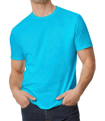 T-shirt per adulti Softstyle EZ - CARIBBEAN BLUE