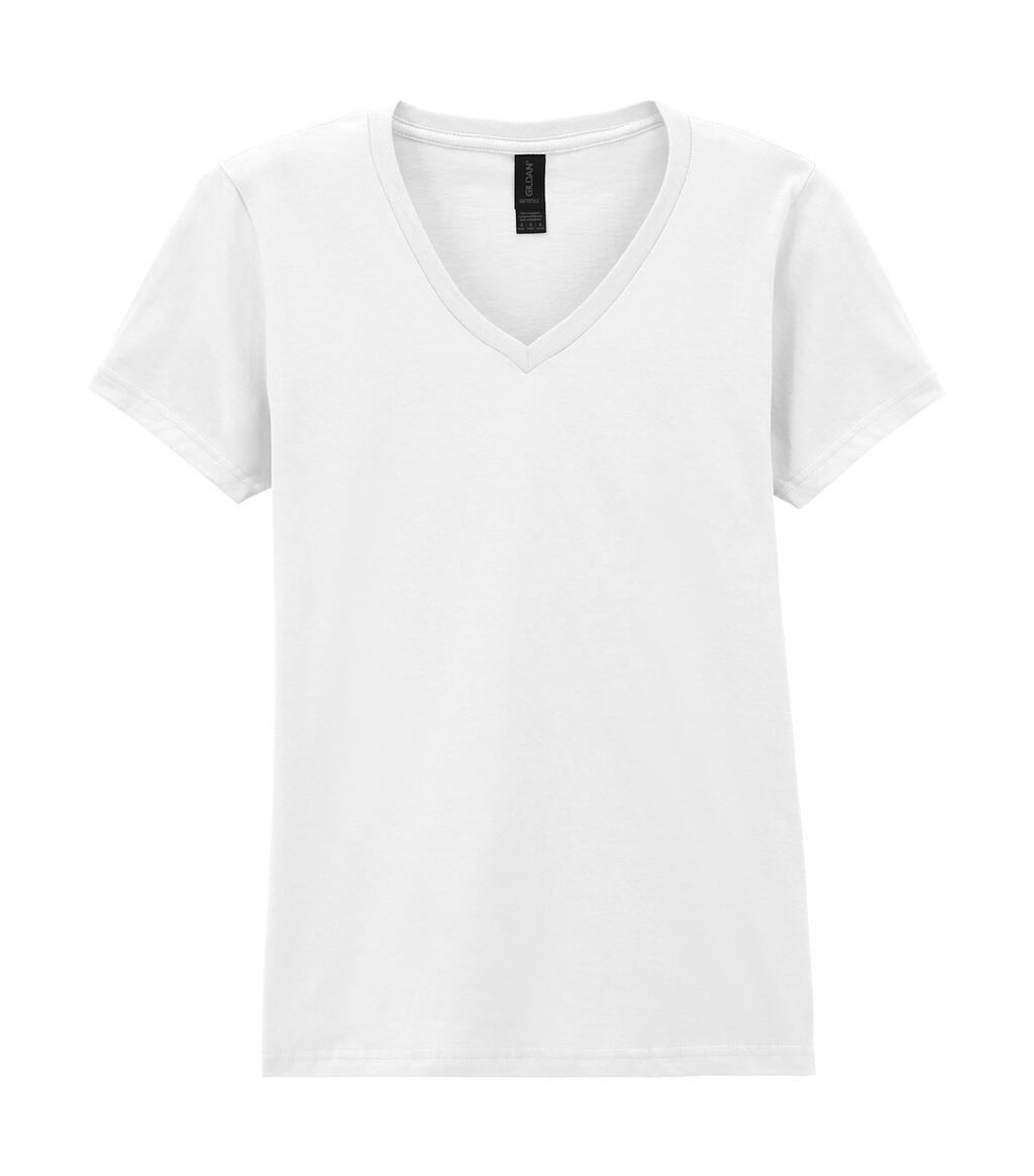 Softstyle® Women´s V-Neck T-Shirt - White