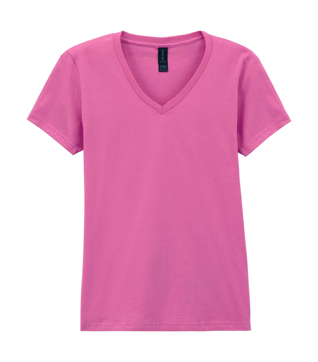 Softstyle® Women´s V-Neck T-Shirt - Azalea