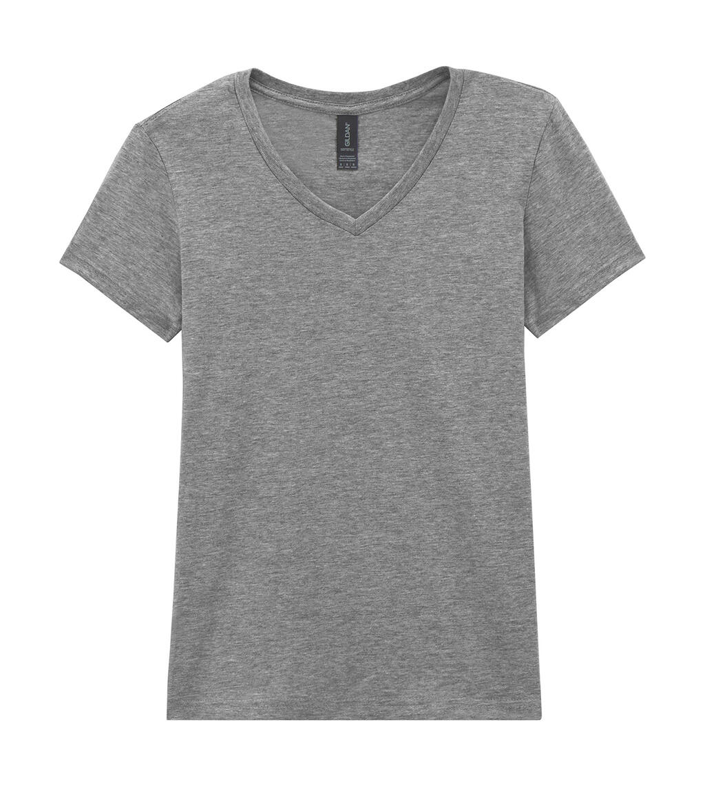 Softstyle® Women´s V-Neck T-Shirt - 295 - Sport Grey