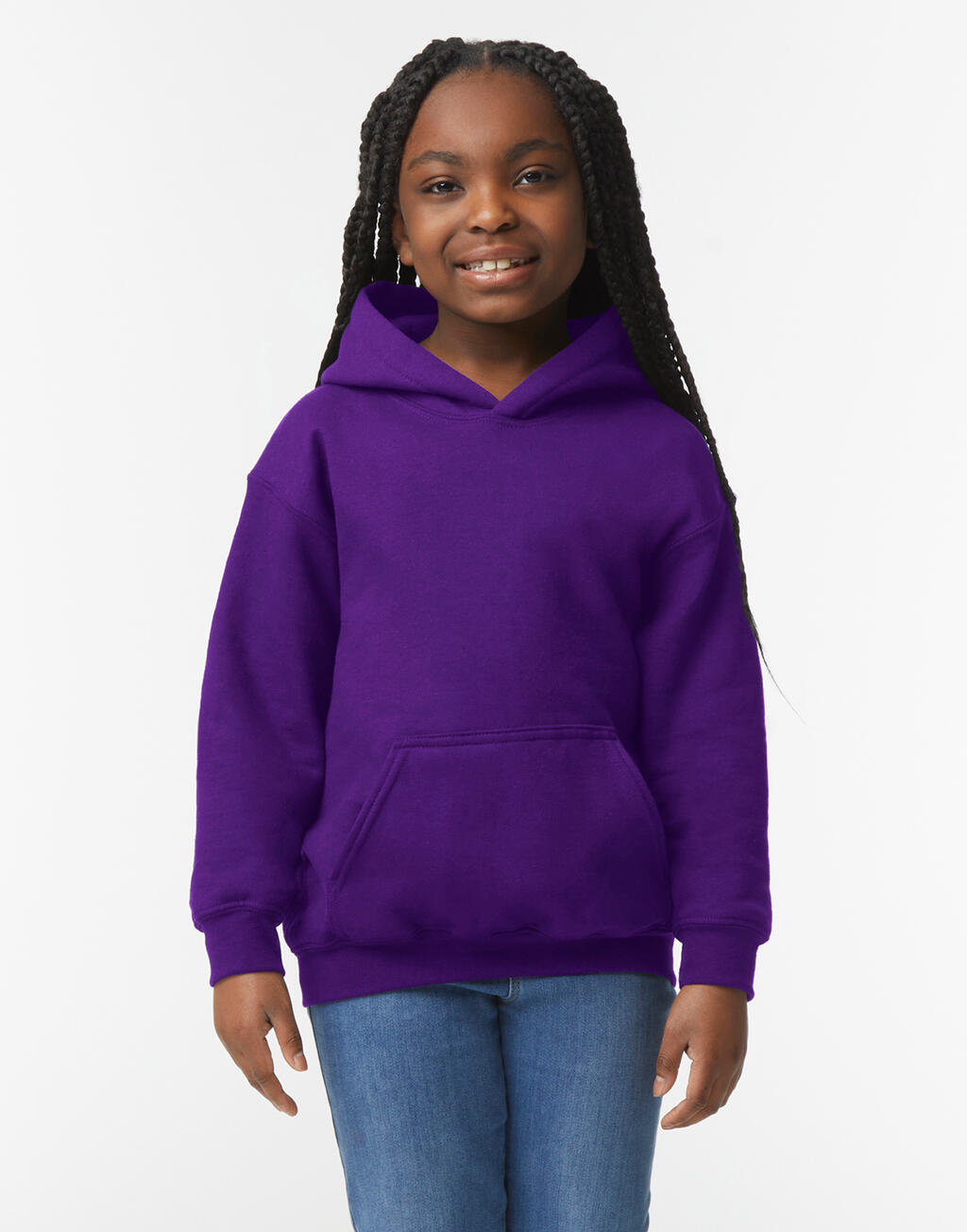Heavy Blend™ Youth Hooded Sweatshirt - Fan Dark Green