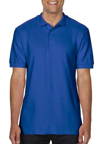 Premium-Cotton polo doppia piquè manica corta - 051 - ROYAL