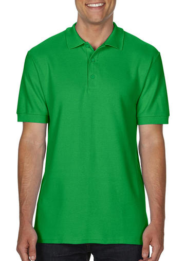 Premium-Cotton polo doppia piquè manica corta - 167 - Irish Green