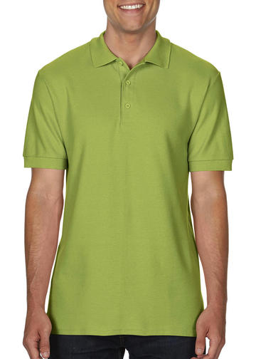 Premium-Cotton polo doppia piquè manica corta - 186 - Kiwi