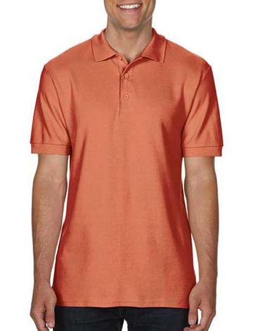 Premium-Cotton polo doppia piquè manica corta - 436 - TERRACOTTA