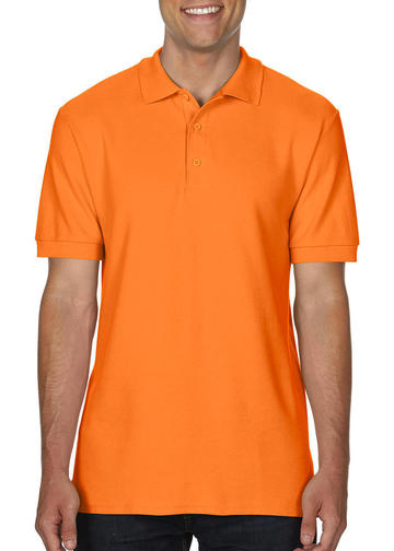 Premium-Cotton polo doppia piquè manica corta - 411 - TENNESSEE ORANGE