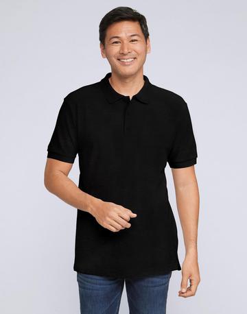 Premium-Cotton polo doppia piquè manica corta