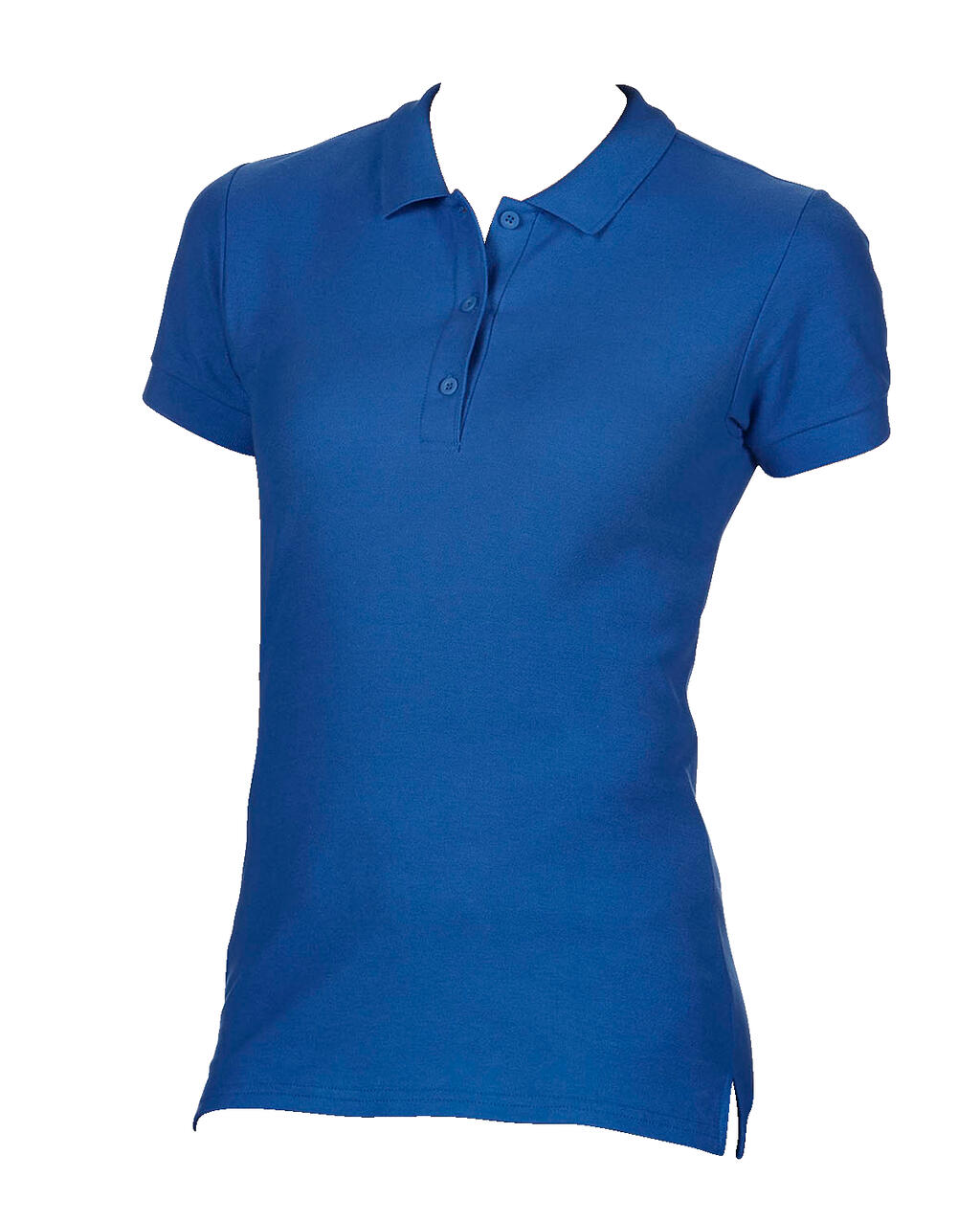 Polo donna Premium Cotton doppio piquè - Royal