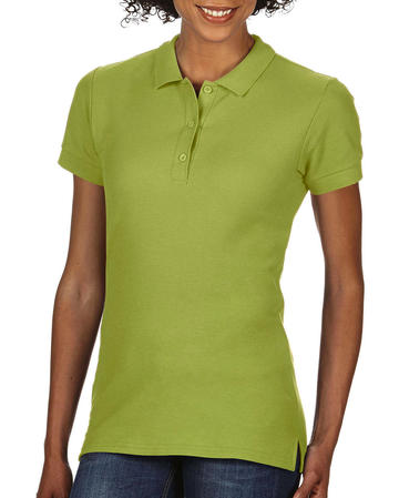 Premium Cotton donna polo doppio piqué manica corta - 186 - Kiwi