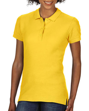 Premium Cotton donna polo doppio piqué manica corta - 098 - DAISY