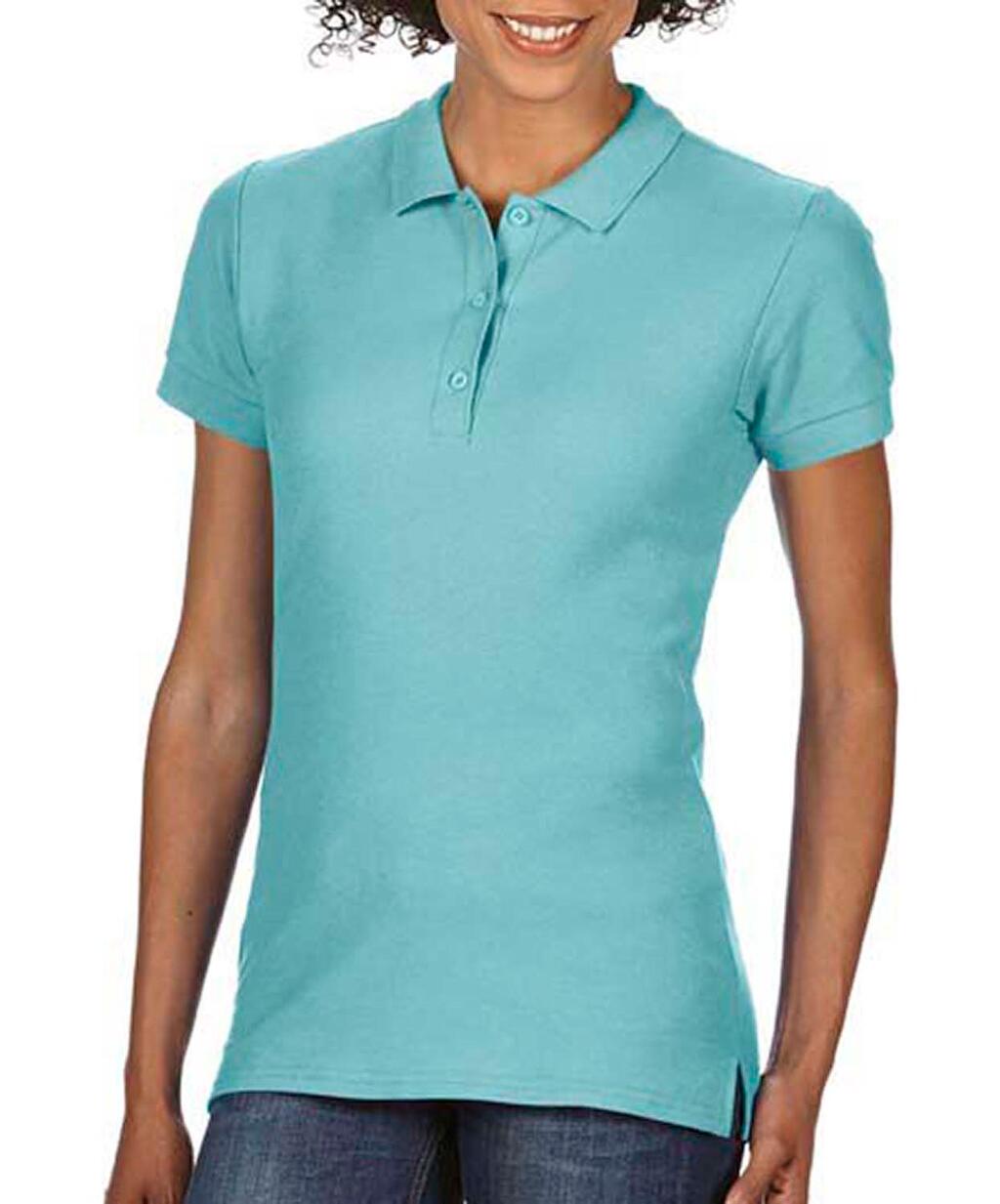 Polo donna Premium Cotton doppio piquè - 26G - Chalky Mint