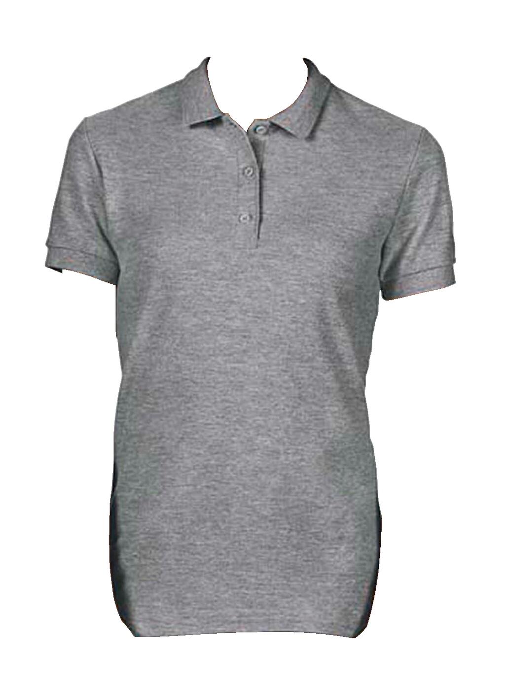 Polo donna Premium Cotton doppio piquè - Graphite Heather