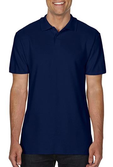 Soft Style Polo Doppio Piquè - 032 - NAVY