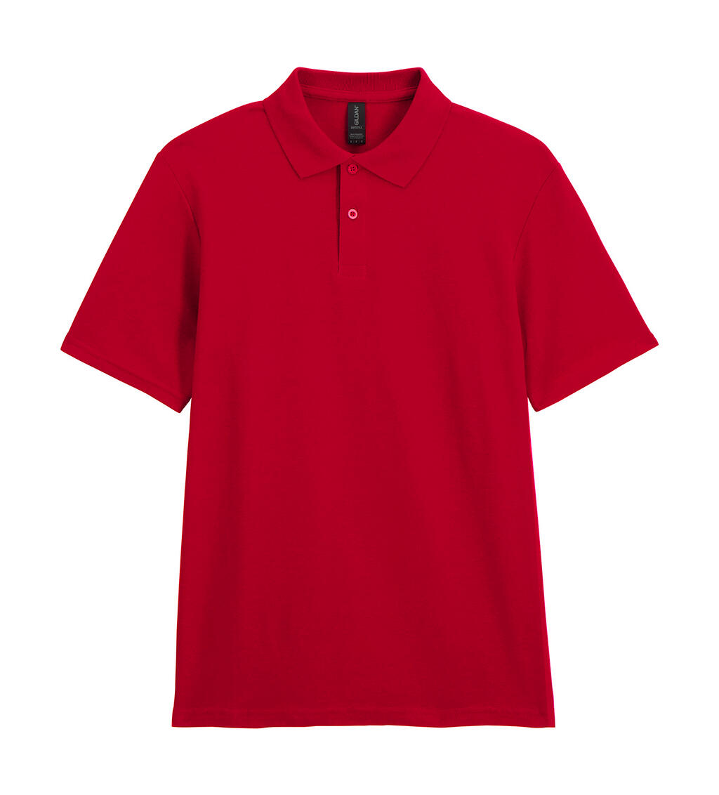 Softstyle® Adult Piqué Polo - 194 - Cherry Red