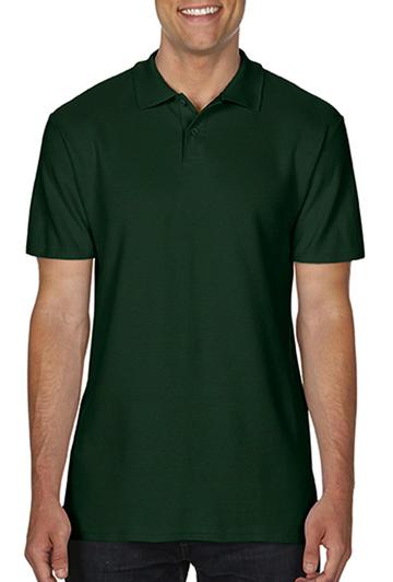 Soft Style Polo Doppio Piquè - 033 - FOREST GREEN