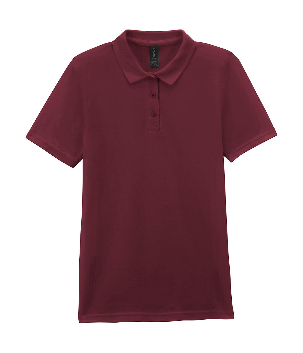 Softstyle® Adult Piqué Polo - 445 - Maroon