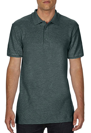 Soft Style Polo Doppio Piquè - 126 - DARK HEATHER