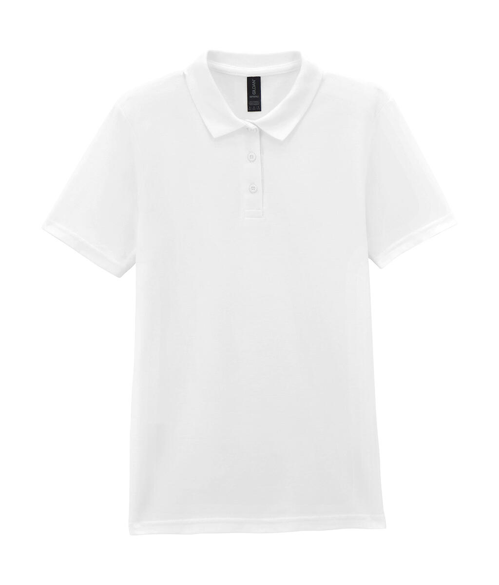Softstyle® Women´s Piqué Polo - White